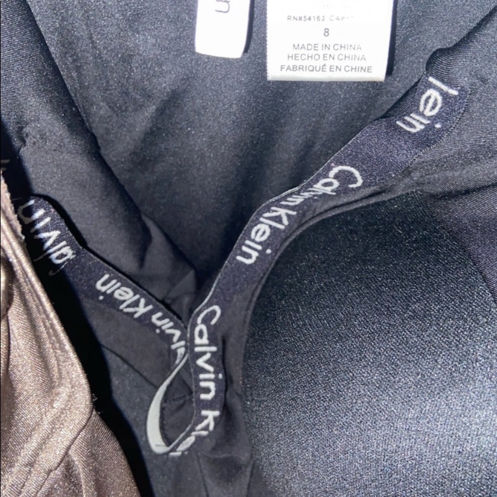 Calvin Klein Pleated One-Piece Swimsuit UV Protection - Picture 8 of 8